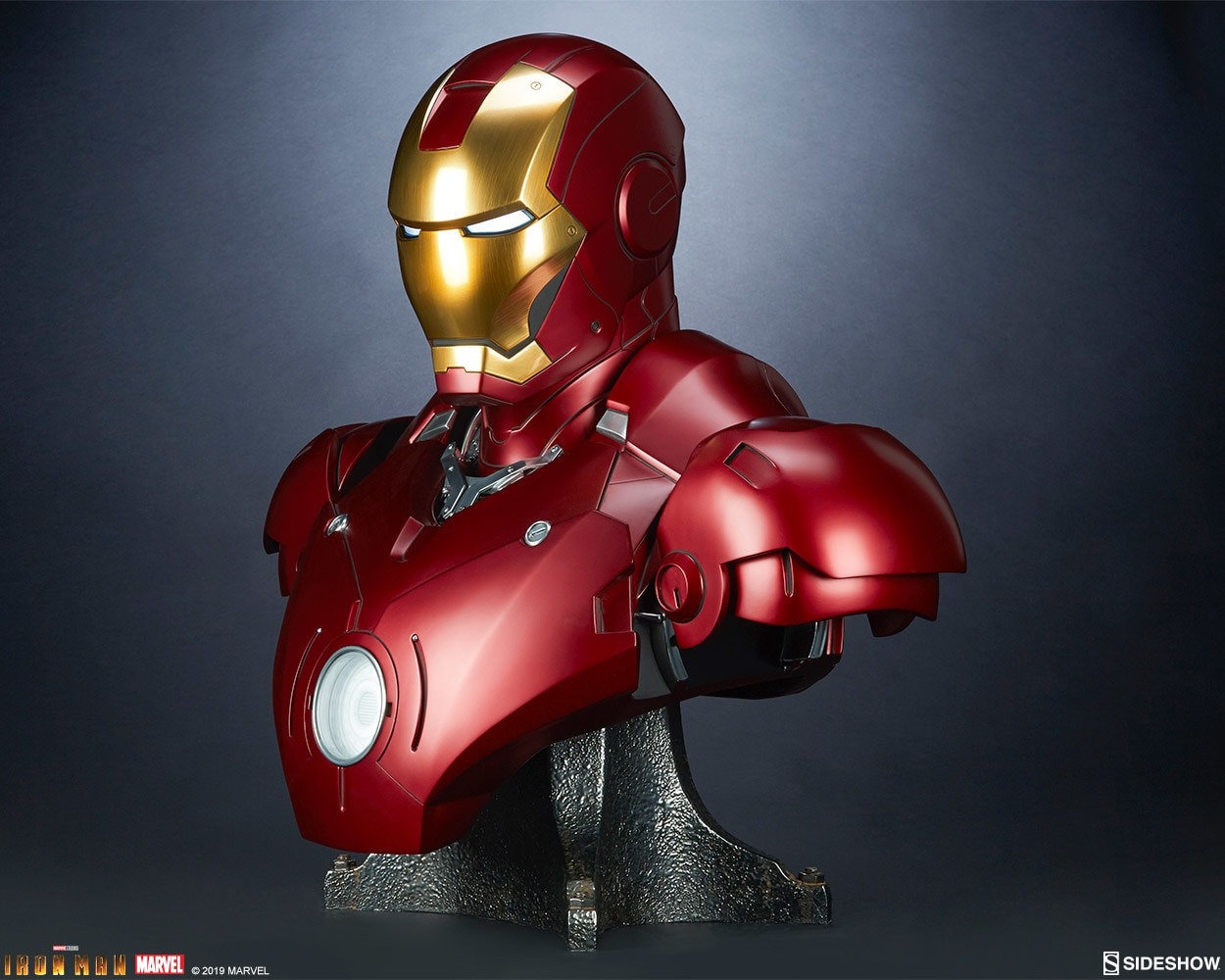 iron man mark 3 life size bust