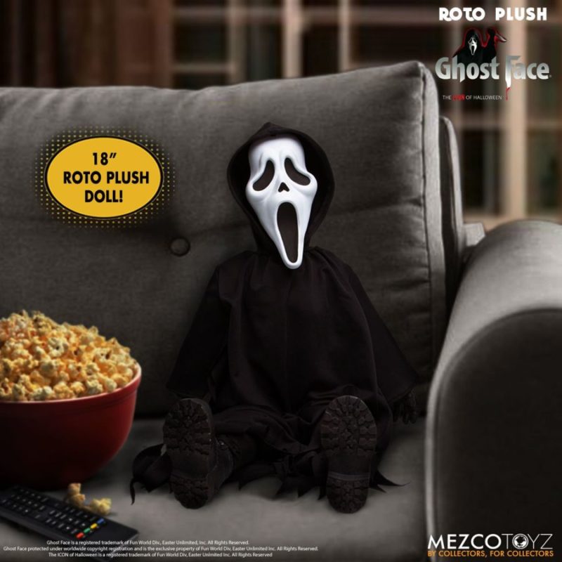 ghost face roto plush doll